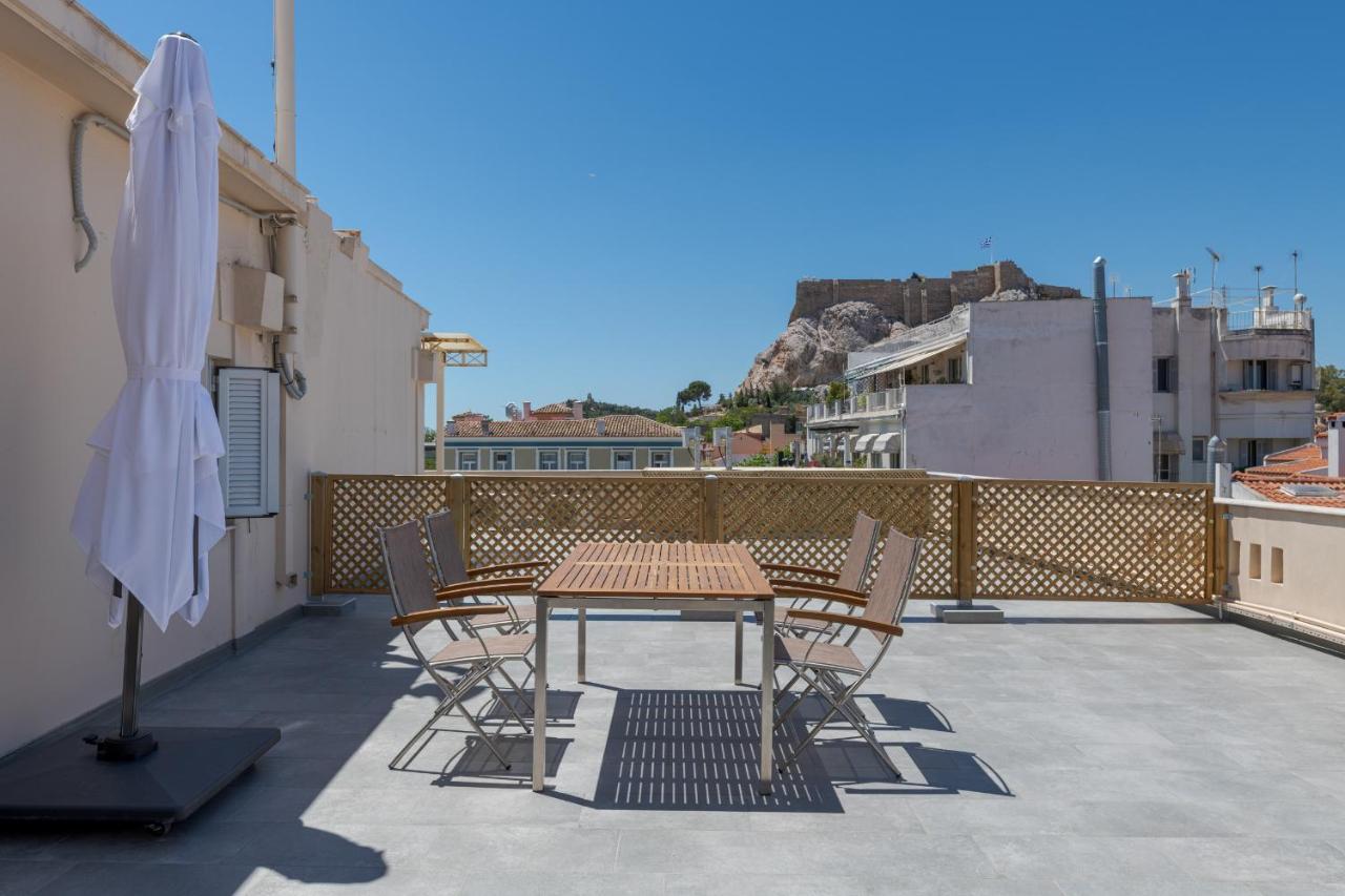 Apartamento Downtown Cocoon With Roof Deck Atenas Exterior foto